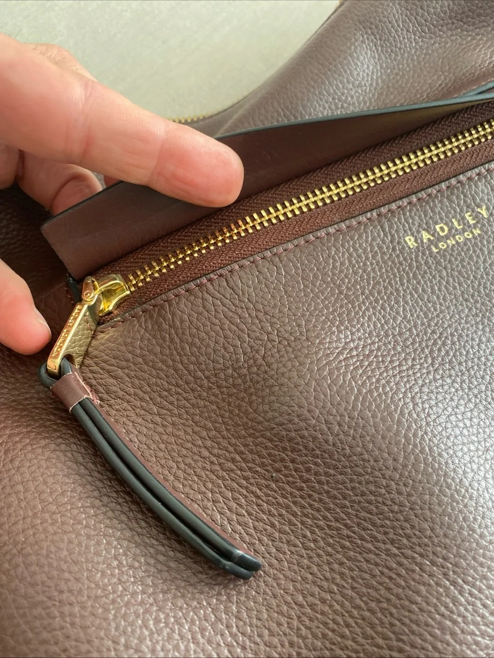 Radley London Postman Mews Medium Leather Shoulder Bag - Rich Brown Hobo